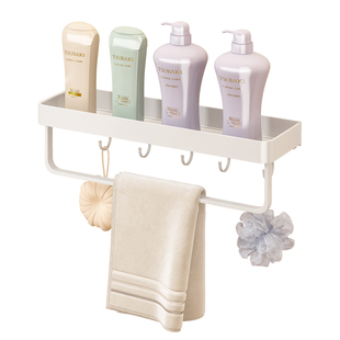 洗手台镜前置物架免打孔壁挂式墙壁墙上架子卫生间浴室卫浴收纳架