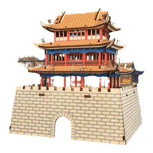 3d激光切割立体拼图 木质仿真模型 儿童手工拼装益智玩具嘉峪关