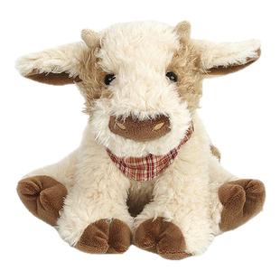 美国monami莫奈美小牛迦勒可爱毛绒玩具农场动物玩偶情人节礼物