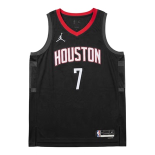 NBA官方NIKE耐克火箭队杜兰特美式复古速干运动球衣篮球服男女