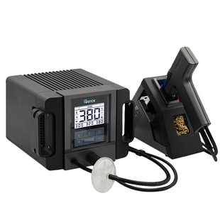 UICK快克TV2电动吸锡器强力全自动数显拆焊工具可调温吸锡枪维修