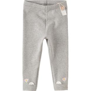 戴维贝拉女童打底裤2026秋季新款宝宝婴儿长裤童装儿童白色裤子女