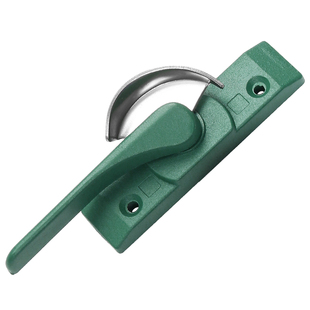 老式铝合金门窗月牙锁推拉门窗户锁扣挂勾移门移窗钩锁搭扣窗配件