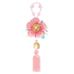 花愿祈爆款拼装风铃积木花朵挂饰浪漫治愈系手工挂件同学女生礼物