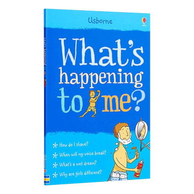 英文原版 What's happening to me 我怎么了 Boy男生版 男孩青春期成长指南 英文版 进口英语原版书籍