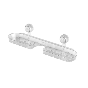 水龙头吸盘置物架浴室卫生间洗手台收纳架子免打孔壁挂墙上收纳盒