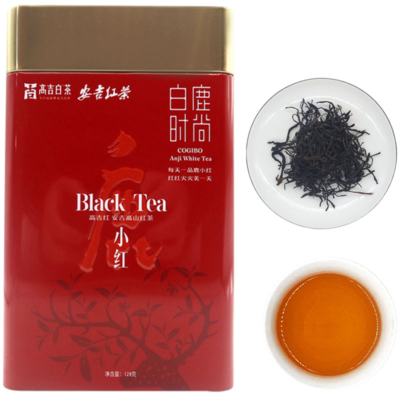 高吉白安吉红茶花果醇香单罐128g
