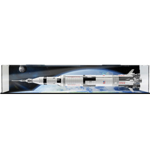 乐一百适用于乐高92176阿波罗火箭土星5五号亚克力展示盒21309