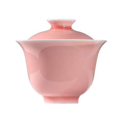 全手工盖碗三庐直销原矿釉高温瓷