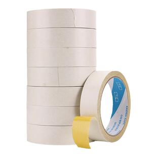 强力黄油双面胶带黄色绣花双面胶批发高粘双面胶纸黄胶双面胶贴