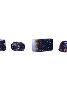 黑皮白玉四神兽青龙白虎朱雀玄武