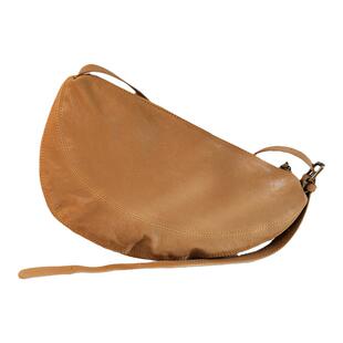 葱木 小众复古柔软月牙包腋下斜挎两用包 羊皮女包可颂牛角包真皮