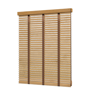 贵品竹百叶窗帘客厅书房餐厅茶室隔断办公酒店遮阳调光竹子百叶帘