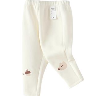 巴拉巴拉童装宝宝打底长裤女童2026冬装休闲儿童保暖婴儿加绒裤子