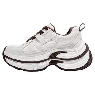 「鞋登」厚底老爹鞋女增高2026新款今年流行爆款白色显脚小运动鞋