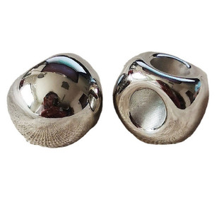 边孔球形扣子金属银色金色ABS塑料纽扣衬衣开衫连衣裙小扣子包邮