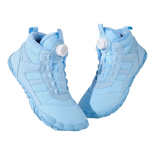 儿童加厚保暖防水防滑雪地靴加绒宽头软底户外亲子多巴胺冬季棉鞋