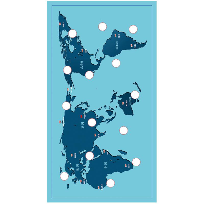 环游世界道具重走长征团队地图