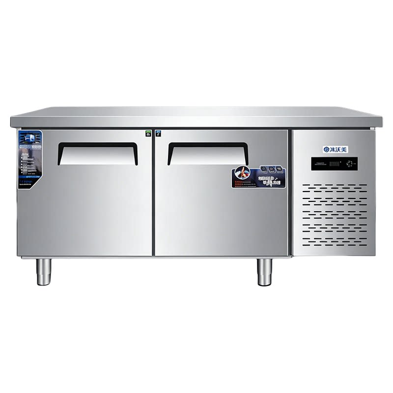冷藏工作台冰柜商用不锈钢厨房平冷保鲜柜卧式冷冻柜冰箱操作台