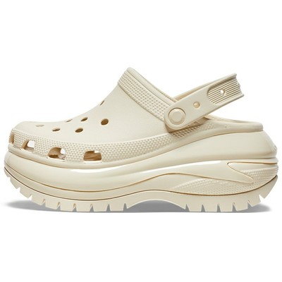 Crocs卡骆驰 EVA 经典光轮克骆格 洞洞鞋 6.1cm 男女同款 骨白色