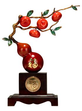 飞鸟集黄铜装饰办公室桌面摆件