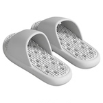 浴室防滑拖鞋男款2025新款室内家居洗澡漏水速干厚底按摩eva凉拖