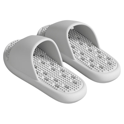 厚底防滑浴室按摩底拖鞋情侣款