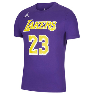 Nike/耐克正品洛杉矶湖人队JORDAN NBA 男子短袖T恤新款 CV9987