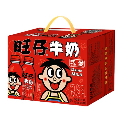 旺旺旺仔牛奶幸福感245ml*12瓶