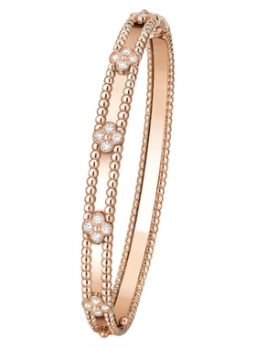 【重工款】18K玫瑰金万花筒手镯