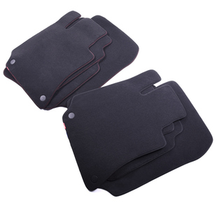 绒面汽车脚垫适用于奔驰c级E级B级A级gla EQA GLC CLA大G gle amg