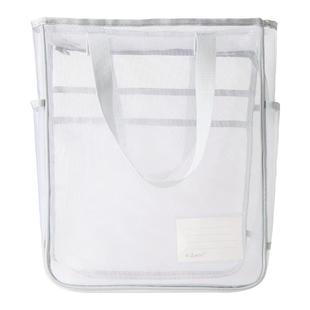 三年二班 无异味考试专用透明袋6层网纱手提袋文件袋中高考专用文具套装笔袋考研考公资料袋初中生补课补习袋