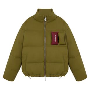 BJHG不计后果羽绒服男女款冬季新款潮可拆卸贴贴加厚美式情侣外套