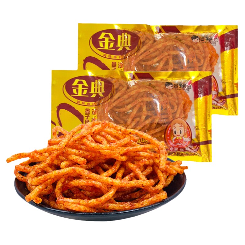 晏子金典辣条大包香辣丝童年解馋辣的小麻辣儿时零食小吃休闲食品