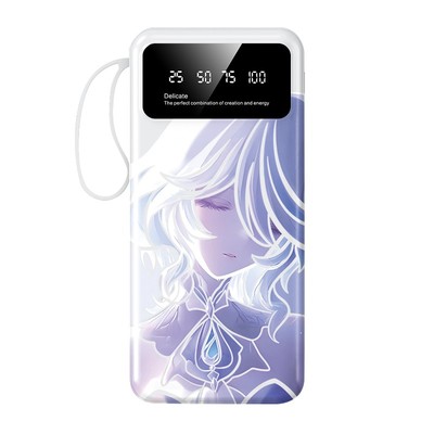 【3C认证】水神芙宁娜充电宝20000毫安10000移动电源快充来图定制