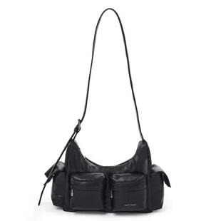 韩国小众品牌SAMO ONDOH机车包斜挎包宋雨琦同款samoondoh包包