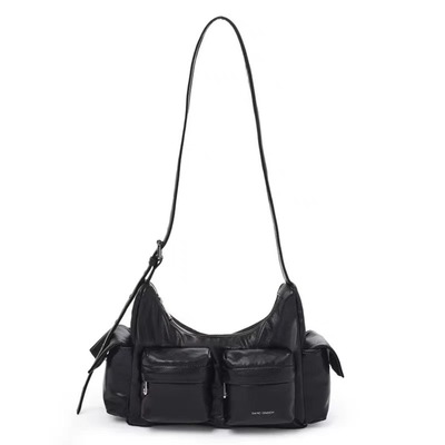 韩国小众品牌SAMO ONDOH机车包斜挎包宋雨琦同款samoondoh包包