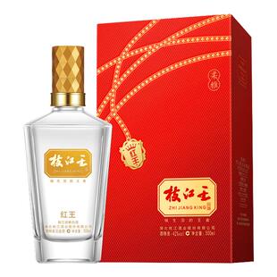 枝江王官方正品红王浓香风味白酒1瓶42度500ml纯粮食口粮白酒固态