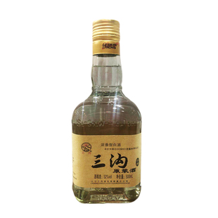 纯粮酿造三沟老窖原浆白酒52度42度500mL浓香型口粮酒阜新发货