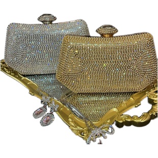 Moli宴会包女满钻手拿包水钻手抓包旗袍晚宴包礼服包包名媛手包女