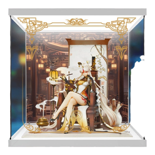 KGBOX原神凝光·掩月天权亚克力展示盒模型防尘罩透明积木