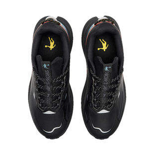 乔丹越嶺2.0户外生活鞋男冬季防水回弹耐磨黑色低帮运动徒步鞋男