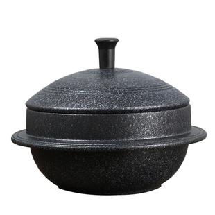 韩国进口拌饭锅麦饭石煲汤锅煲仔饭锅朝鲜族炖菜锅巴饭锅不粘炖锅