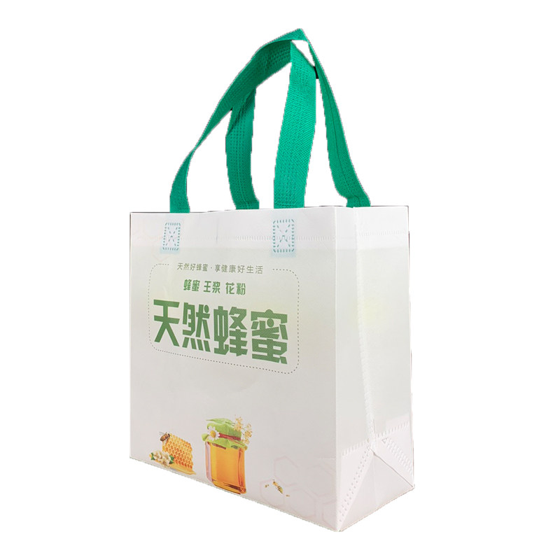 无纺布蜂蜜手提袋防水耐用