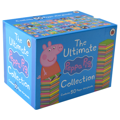 英文原版绘本 The Ultimate Peppa Pig Collection 小猪佩奇故事50册 赠音频 幼儿粉红猪小妹宝宝早教益智读物