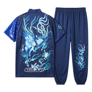 武术服装练功服表演服比赛服竞赛服长拳服刺绣定制（15天发货）