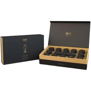 品三国小圆饼576g羊楼洞老青茶小罐装黑茶园饼茶礼盒装赤壁青砖茶