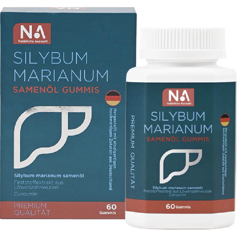 德国NA护脾胃肝胶囊水飞蓟进口保旰片高浓度奶飞蓟男女喝酒熬夜