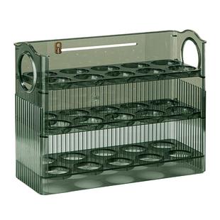 鸡蛋收纳盒冰箱用侧门专用装放蛋托整理神器可翻转内侧存放盒架子