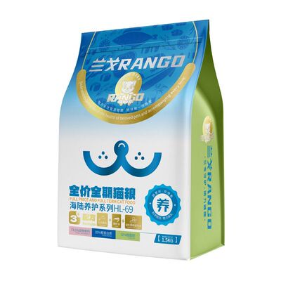 【适口好】兰戈全价猫粮成猫幼猫通用猫粮粮山东鲜肉猫粮1.5kg